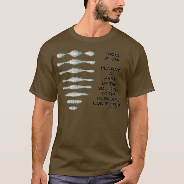 Camiseta Topología de conjetura de la solución de flujo de  (Anverso)