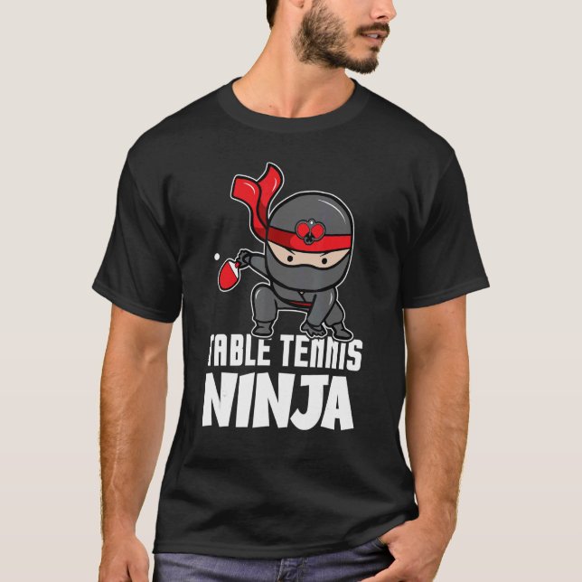 Camiseta Topspin Ping Pong Set Para Jugador De Tenis De Mes (Anverso)