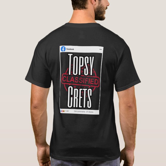 Camiseta Topsy Crets T-Shirt (Reverso)