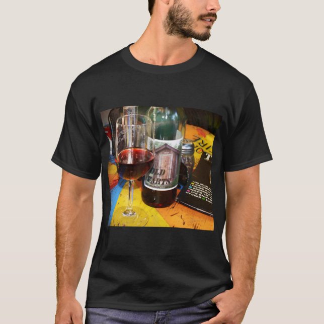 Camiseta Toque de gris sobredimensionado (Anverso)