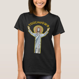 Camiseta Toque de Jesús Diversión Crística Fe Dichos Meme C
