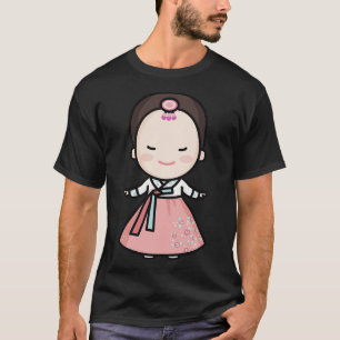 Camiseta Toque de novia tradicional coreano