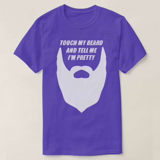 Camiseta Toque Mi Barba Y Dígame Ix27m Bonito 1 (Diseño del anverso)