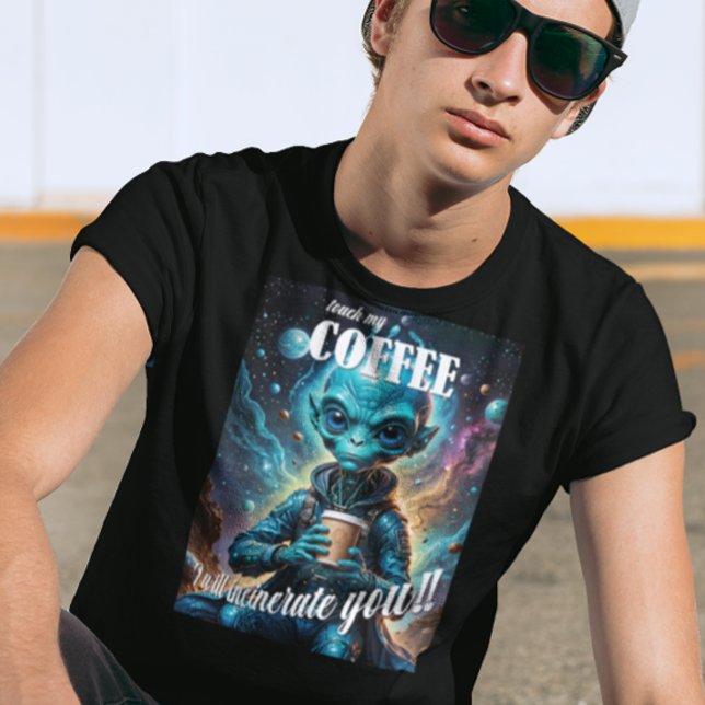 Camiseta Toque mi café (Subido por el creador)