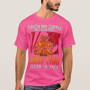 Camiseta Toque mi café Kickboxing Combate al amor Mua