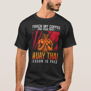 Camiseta Toque mi café Kickboxing Combate al amor Mua