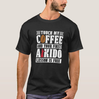 Camiseta Toque mi café Martial Samurai Sports Fighter Aik