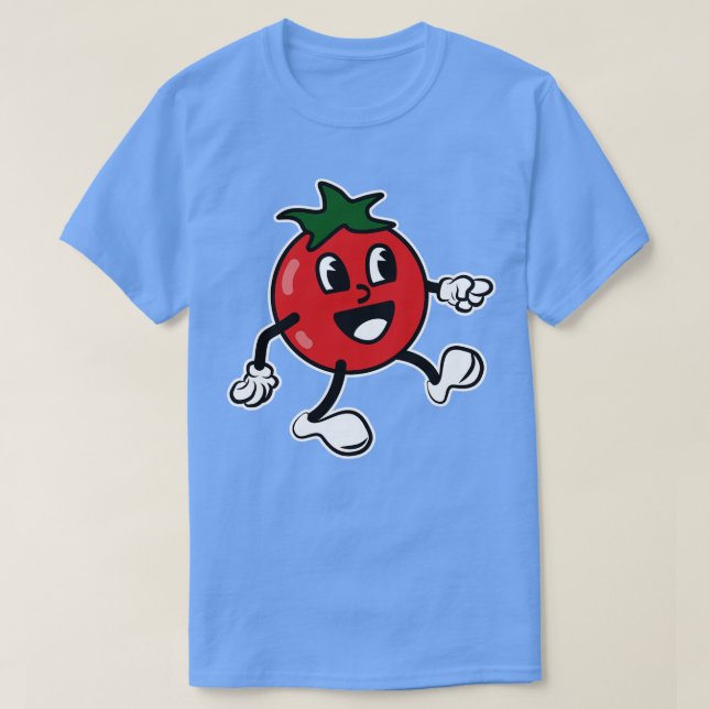 Camiseta Toque retro de tomate (Diseño del anverso)