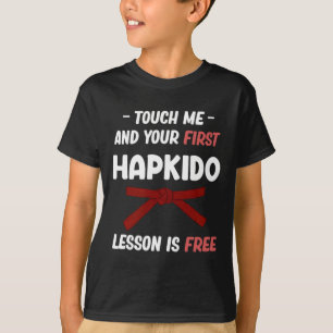 Camiseta Tóqueme y su primera lección de Hapkido es gratis 