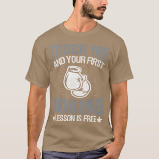 Camiseta Tóqueme y tu primera lección de boing es gratis b