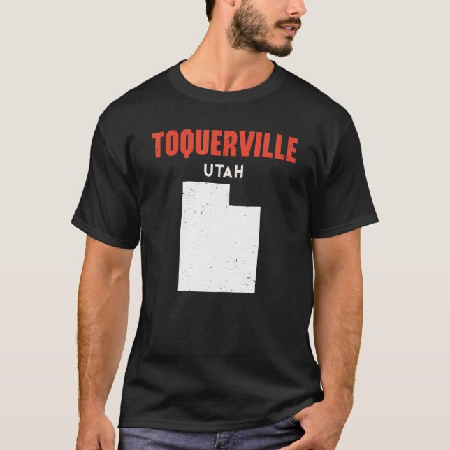 Camiseta Toquerville Utah USA State America Travel Utahan (Anverso)