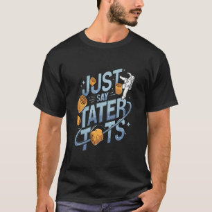 Camiseta Toques de agua y espacio/espacio ultraterrestre