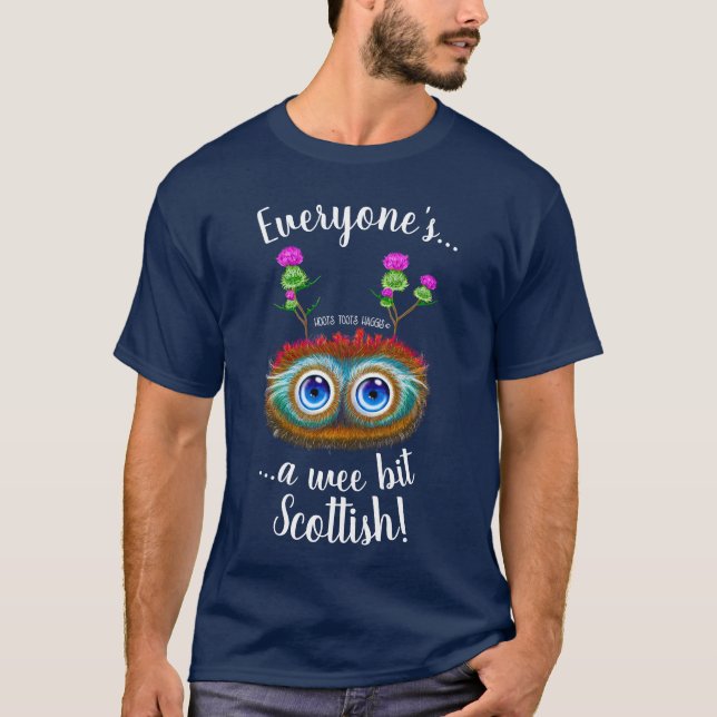 Camiseta ¡Toques de bocina Haggis, cada uno de los pitidos (Anverso)