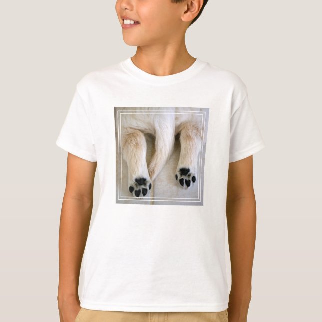 Camiseta Toques de cachorro de Golden Retriever (Anverso)