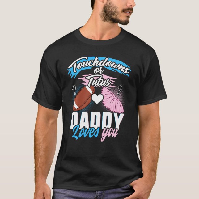 Camiseta Toques étnicos Tutus Daddy Baby Love Gender Rev (Anverso)