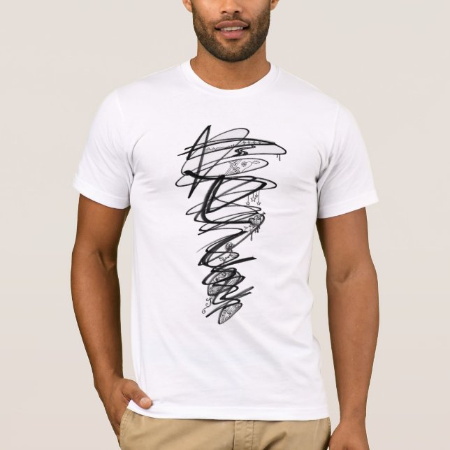 Camiseta Tórax de Rebelde Garabato (Anverso)