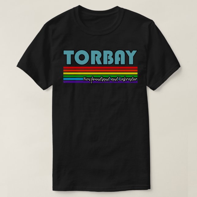 Camiseta Torbay Terranova y Labrador Orgullo Torbay LGB (Diseño del anverso)