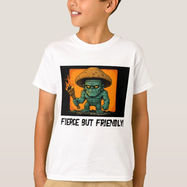 Camiseta Torch & Temper – Diseño de Bestia de Hongos (Anverso)