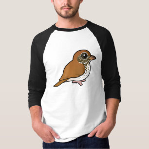 Camiseta Tordo de madera de Birdorable
