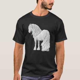 Camiseta Tordo Gris Pío Gypsy Vanner Cob Irlandés Draft Cab