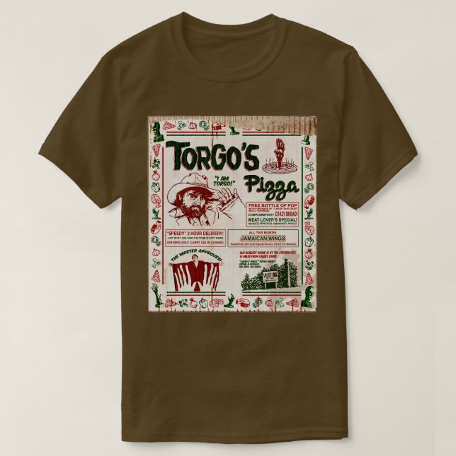 Camiseta Torgos Pizza (Diseño del anverso)