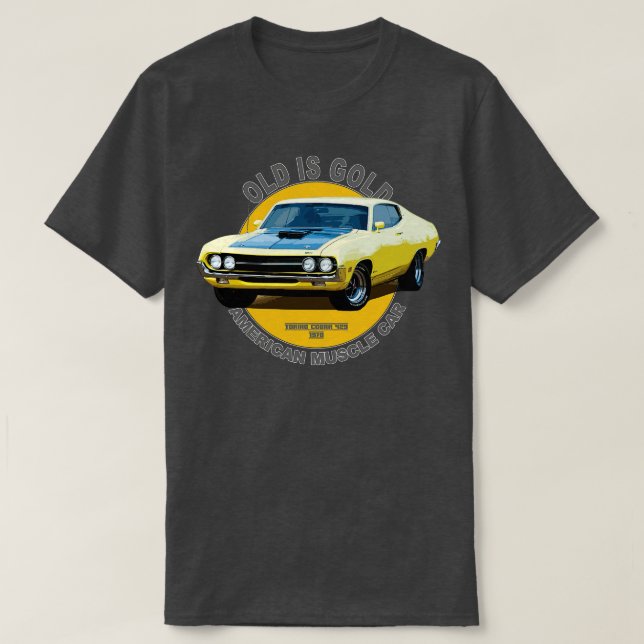 Camiseta Torino 429 Super Cobra American Muscle Ol de los a (Diseño del anverso)