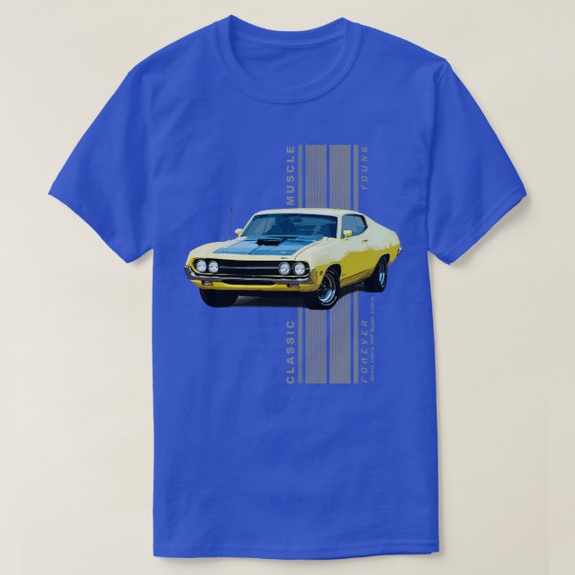 Camiseta Torino 429 Super Cobra Classic American Muscle s V (Diseño del anverso)