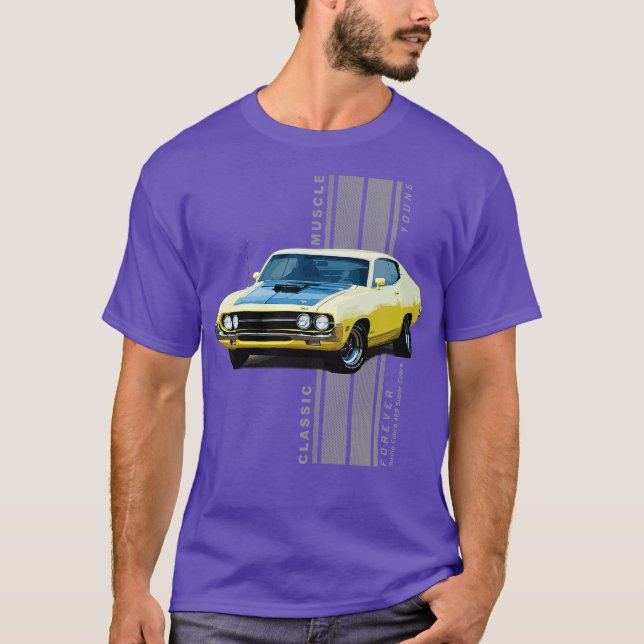 Camiseta Torino 429 Super Cobra Classic American Muscle s V (Anverso)