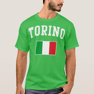 Camiseta Torino Italia Italia Bandera italiana de Italiano