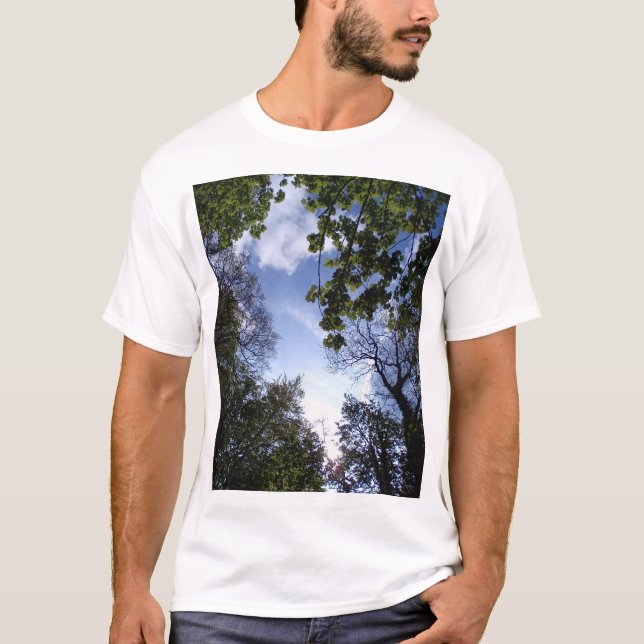 Camiseta Tormenta arbórea - parte de la serie de árboles (Anverso)