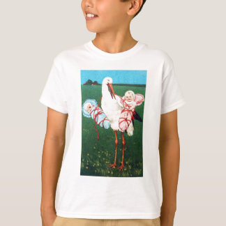 Camiseta TORMENTA BABY SHOWER TWIN, rosa, azul Verde azulad