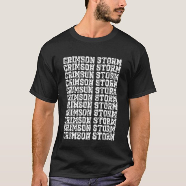 Camiseta Tormenta Carmesí (Anverso)