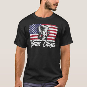 Camiseta Tormenta Chaser Huracán Tormenta de Meteorología C