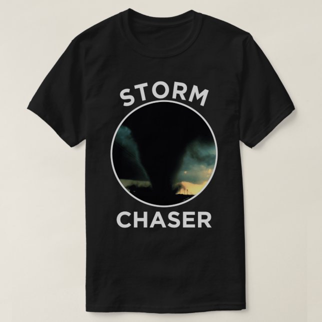 Camiseta Tormenta Chaser Meteorólogo Huracán Tornado Tornad (Diseño del anverso)
