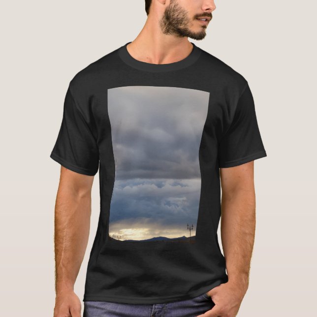 Camiseta Tormenta Cielo Largo (Anverso)
