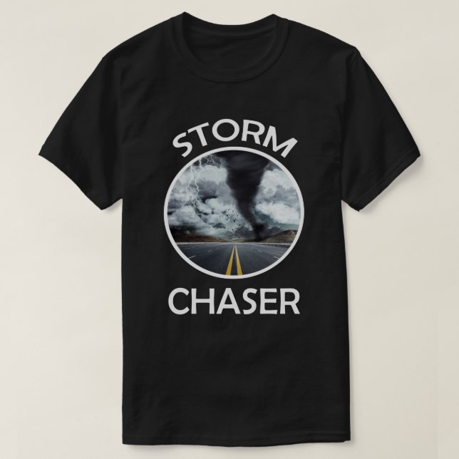 Camiseta Tormenta climática Huracán Tornado Chaser (Diseño del anverso)