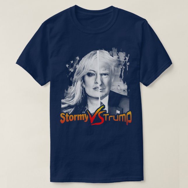 Camiseta Tormenta contra Trump (Diseño del anverso)