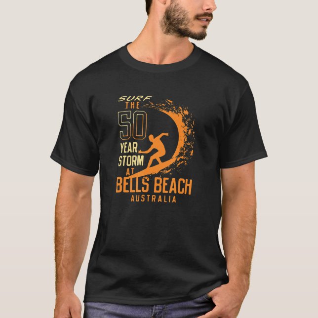 Camiseta Tormenta de 50 años en Bells Beach Actividad al ai (Anverso)
