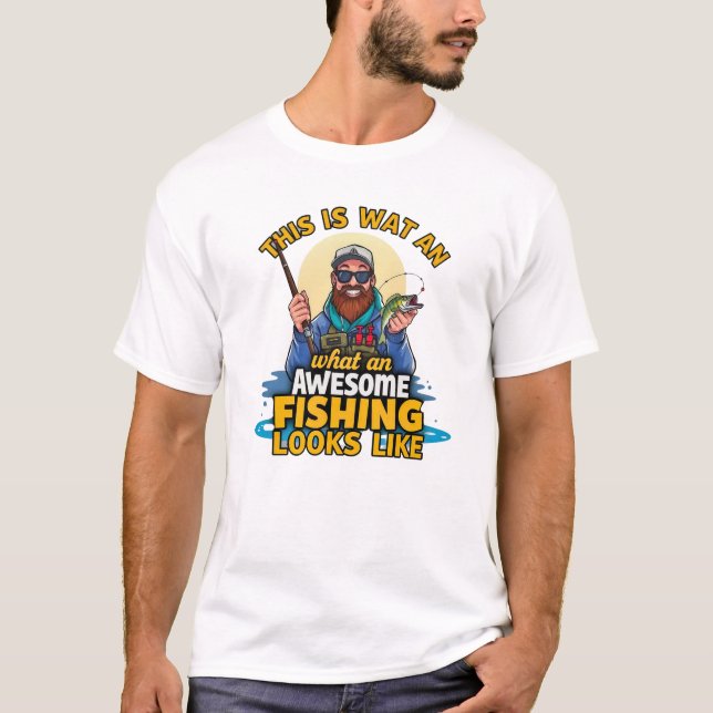 Camiseta Tormenta de aventuras pesqueras (Anverso)