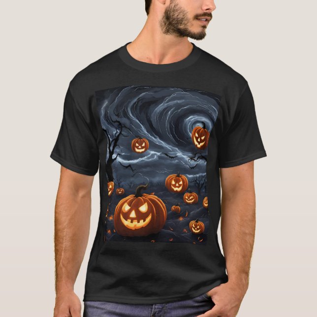 Camiseta Tormenta de calabaza (Anverso)