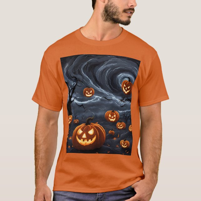 Camiseta Tormenta de calabaza (Anverso)