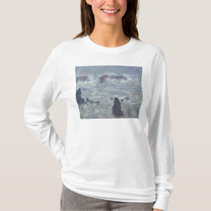 Camiseta Tormenta de Claude Monet el  , de la costa del
