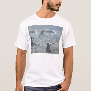 Camiseta Tormenta de Claude Monet el  , de la costa del