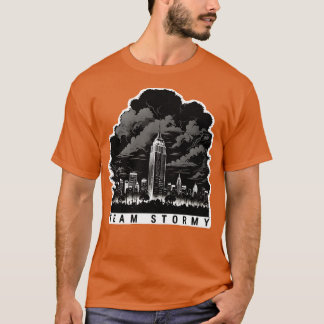 Camiseta Tormenta de equipo nubes de tormenta oscura sobre 