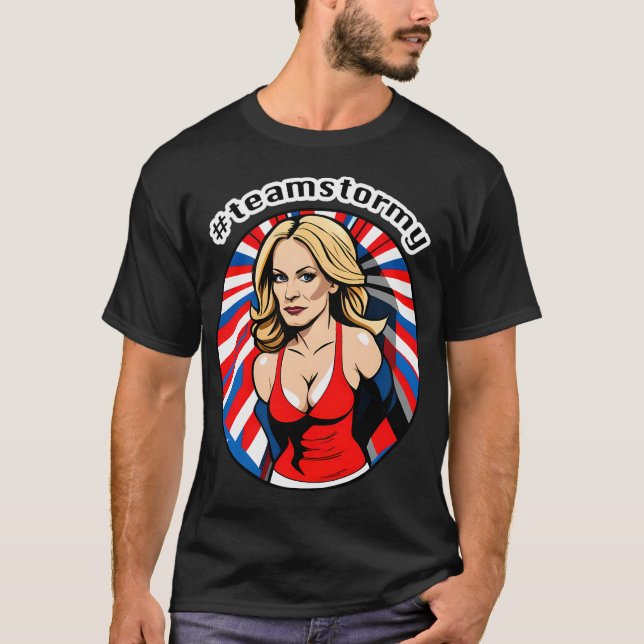 Camiseta Tormenta de equipo - Stormy Daniels y Donald Trump (Anverso)