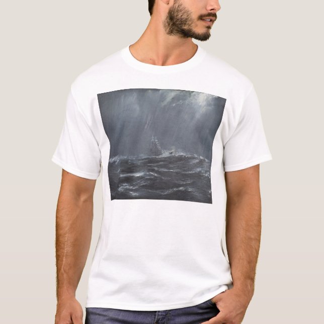 Camiseta Tormenta de Gneisenau en el Mar del Norte 1940. (Anverso)