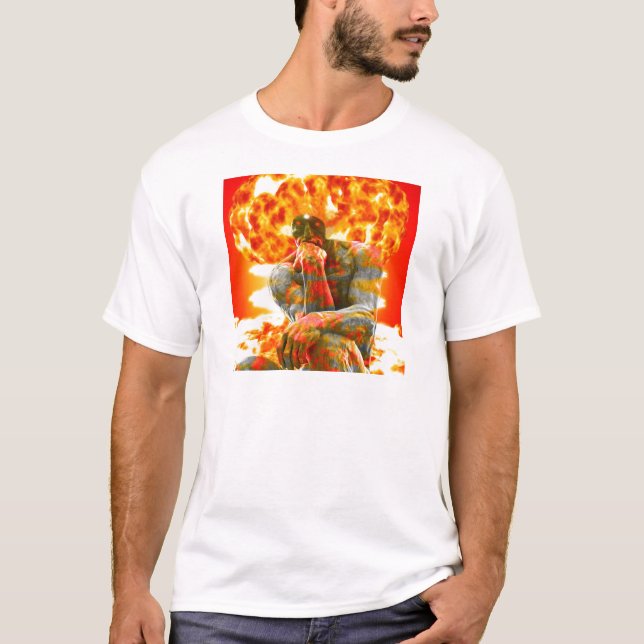 Camiseta Tormenta de inteligencia atómica (Anverso)