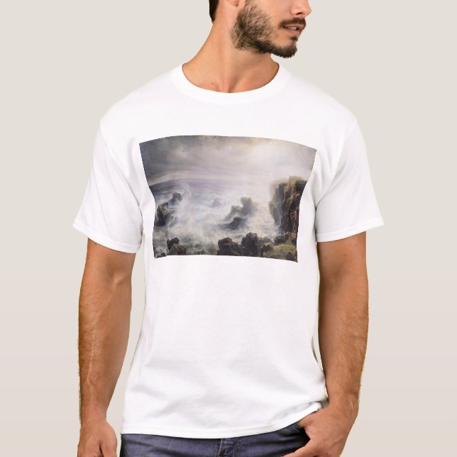 Camiseta Tormenta de la costa del Belle-Ile (Anverso)