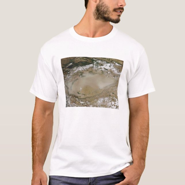 Camiseta Tormenta de polvo en el desierto de Taklimakan, Ch (Anverso)