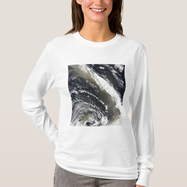 Camiseta Tormenta de polvo volando sobre el mar de Tasmania (Anverso)
